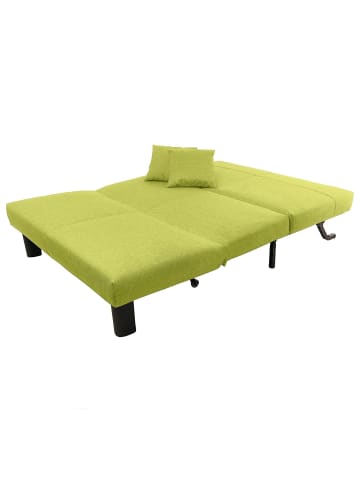 others FALTSOFA Kalomira Bezug Flachgewebe Metall schwarz / apfel