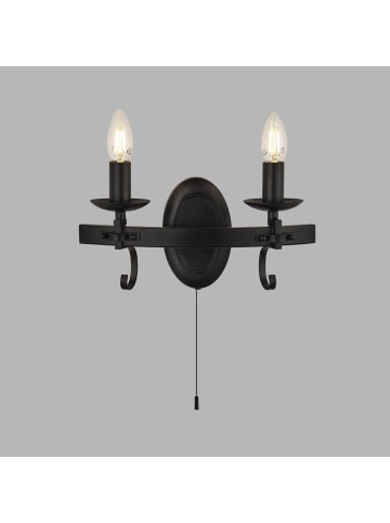 Licht-Erlebnisse Wandlampe (B)32 x (H)18 cm in Schwarz