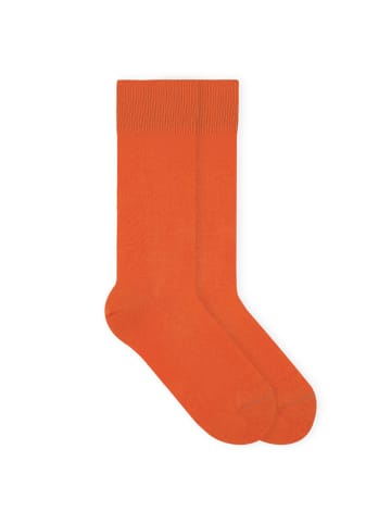 von Jungfeld Classic Socken Signature Innenbund in Orange