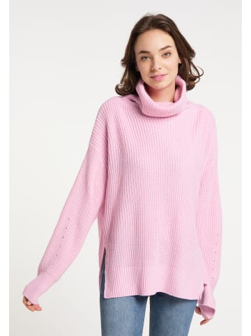 myMo Rollkragenpullover in Rosa