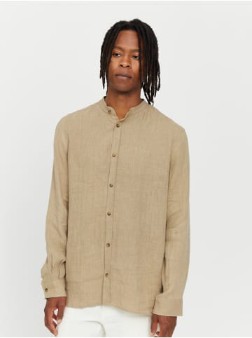 MAZINE Hemd Altona Linen Shirt in sandy olive