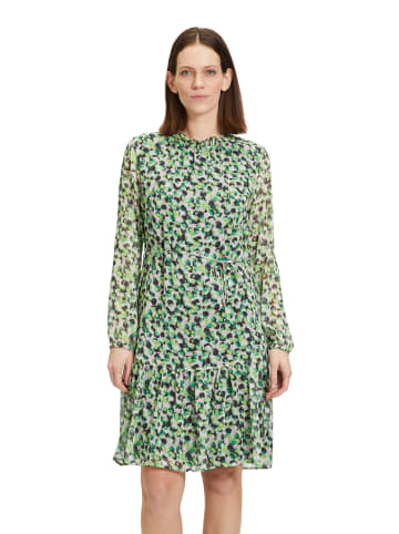 BETTY & CO Stufenkleid mit Raffung in Green-Nature