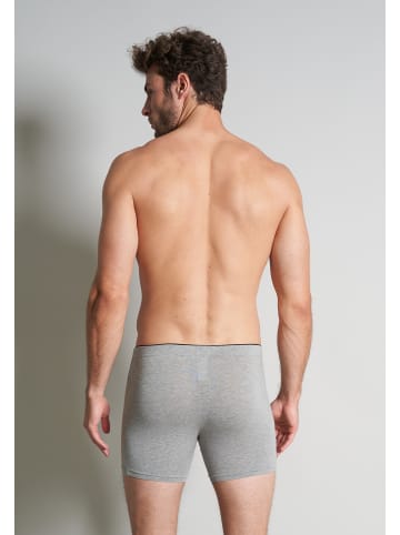 Götzburg Long-Pants 2Er Pack X-Lastic in grau-dunkel-melange