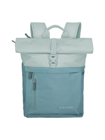 travelite Basics Daypack 60 cm Laptopfach in ice blue