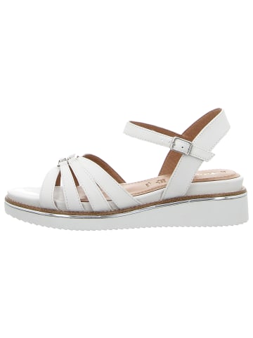 Tamaris Keilsandalette in weiß
