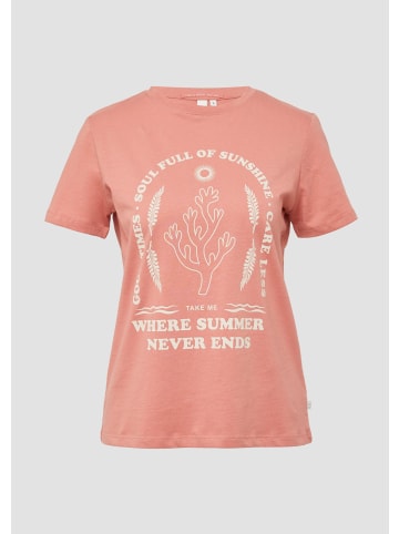 QS T-Shirt in 20D0_papaya
