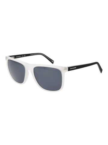 Skechers Männer Sonnenbrille Rechtwinklig Weiß