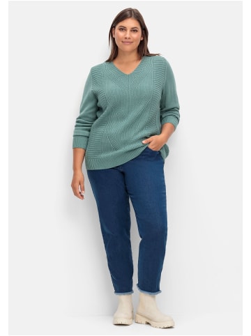 sheego Pullover in jade