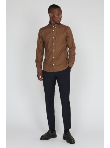 Matinique Langarm - Hemd MAtrostol Gerade Passform in Nutmeg