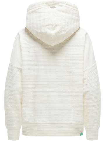 ragwear Kapuzenpullover Pirita Crepe in Ivory
