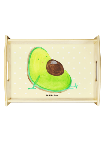 Mr. & Mrs. Panda Tablett Avocado Schwangerschaft ohne Spruch in Gelb Pastell