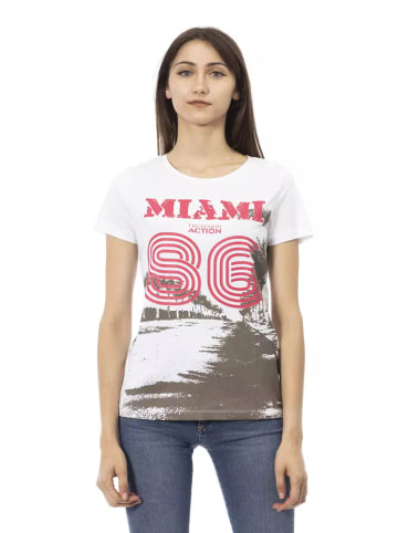 Trussardi Action Weiß Baumwolle Damen T-Shirt