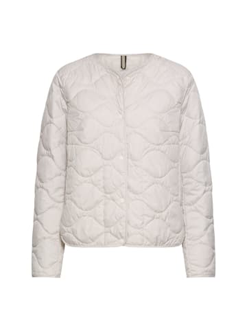 Camel Active Blouson mit Druckknopfleiste in Perlweiß