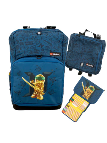 LEGO Schulranzen Ninjago School Bag 3-in-1-Set in Blau