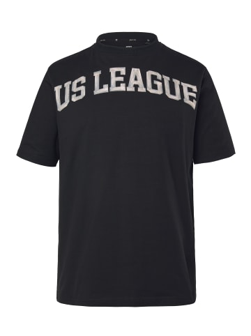 JP1880 Kurzarm T-Shirt in schwarz