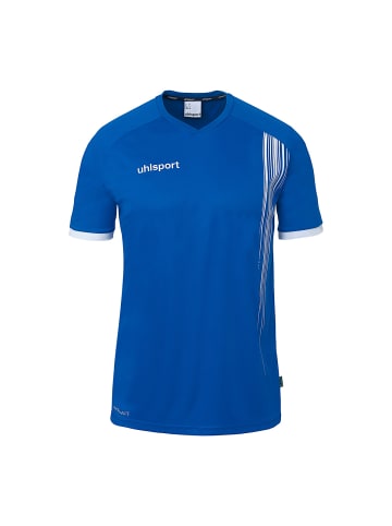 uhlsport Trainings-T-Shirt Impulse Kids in azurblau/weiß
