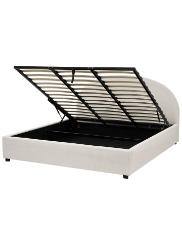 Beliani 2-tlg Doppelbett VAUCLUSE in Beige