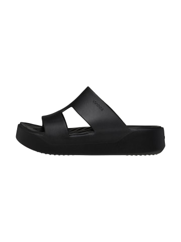 Crocs Getaway Platform Slipper-Sandalen Schwarz