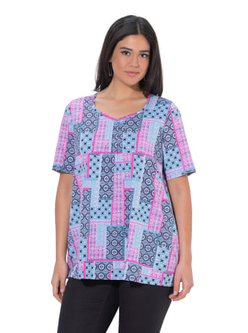 Ulla Popken Shirt in kräftiges pink