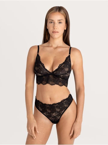 Erlich Textil  String CLASSY LACE STRING in schwarz