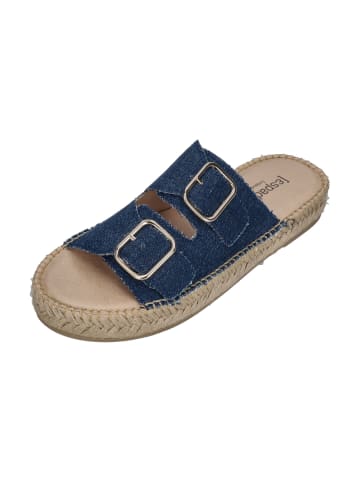 Espadrij l'orginale Pantoletten CLAQUETTE JEANS in blau