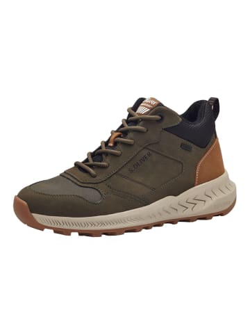 S.OLIVER RED LABEL Sneaker in Khaki