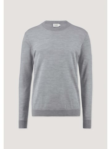 Hessnatur Strick Pullover in hellgrau