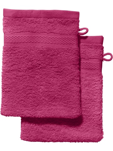 REDBEST Waschhandschuh 2er-Pack Chicago in fuchsia