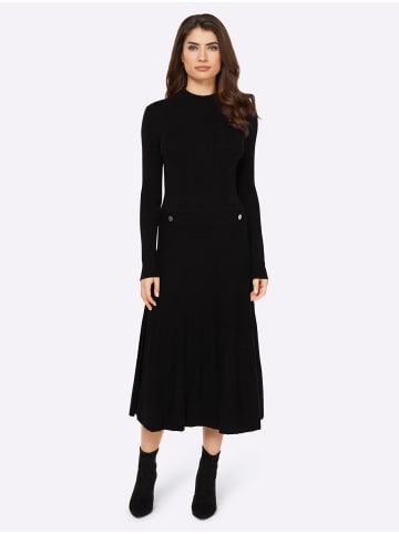 Heine Strickkleid in schwarz