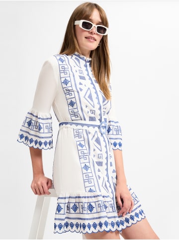 Ambiance Kleid in ecru - 0001