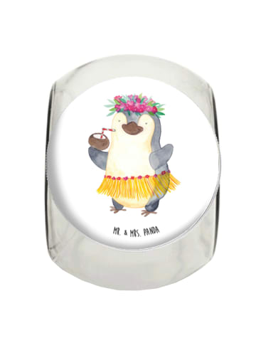 Mr. & Mrs. Panda Teedose Pinguin Kokosnuss ohne Spruch in Weiß
