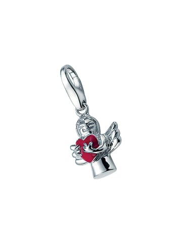 Giorgio Martello Milano Charm Engel Mit Herz in Silber