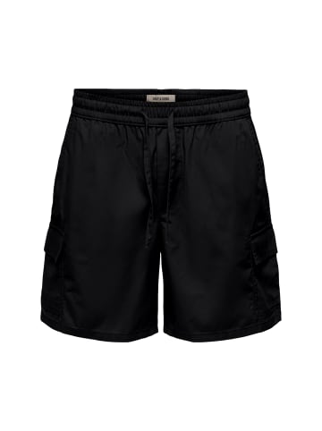 Only&Sons Shorts 'KAL Cargo 0287' in schwarz