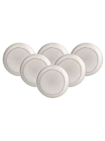 like. by Villeroy & Boch 6er Set Frühstücksteller Perlemor Sand ø 23,8 cm in beige