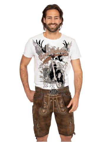 MADDOX Lederhose KOCHELSEE in braun