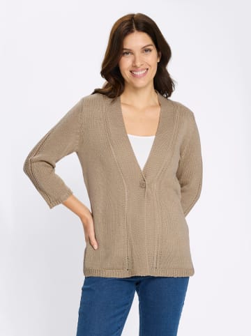 Sieh an! Strickjacke in beige