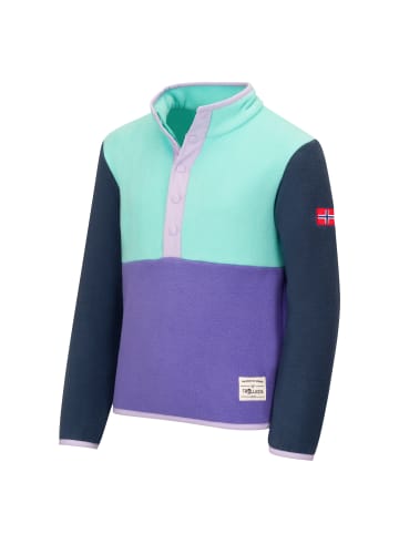 Trollkids Fleece Pullover Flekkefjord in wisteria purple
