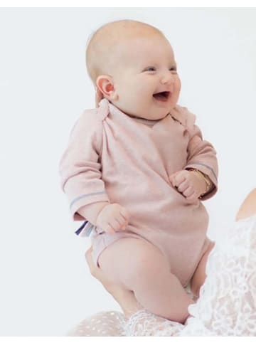 OrganicEra Baby Langarmbody in Rose Melange