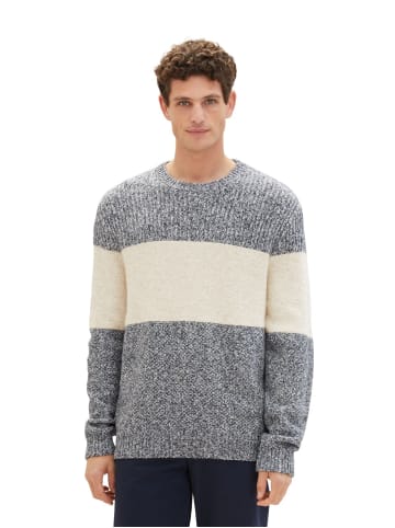 Tom Tailor Pullover STRUCTURED KNIT in Mehrfarbig