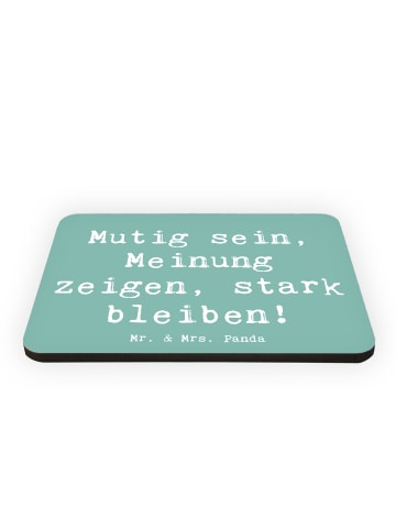 Mr. & Mrs. Panda Magnet Spruch Mutig zu seinen Meinungen stehen ... in Meeresbrise