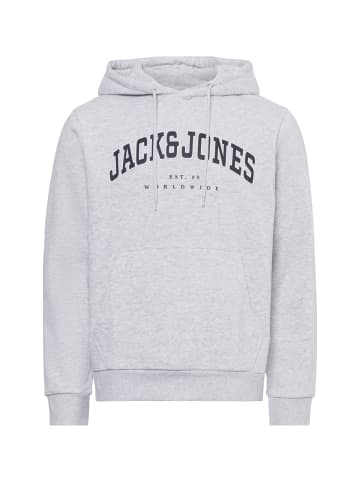 Jack & Jones Kapuzenpullover JJEcaleb in hellgrau - 0002