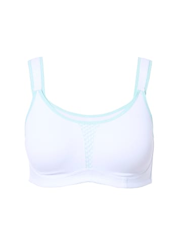 Ulla Popken Sport BH in schneeweiß