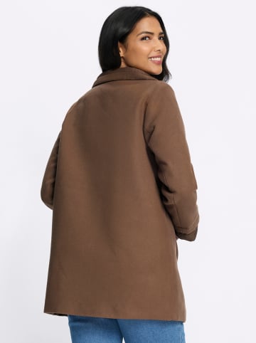 Sieh an! Longjacke in braun