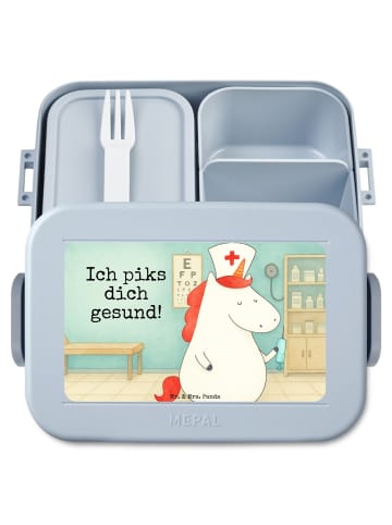Mr. & Mrs. Panda MEPAL Bentobox Einhorn Krankenschwester Design ... in Blau Pastell