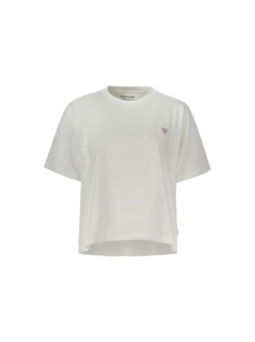Guess Jeans Weißes Baumwoll-T-Shirt