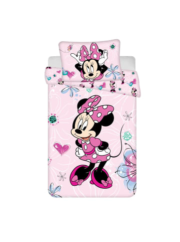 Disney Minnie Mouse Disney Minnie Mouse Babybettwäsche 100x135 + 40x60 cm 100 % in Mehrfarbig