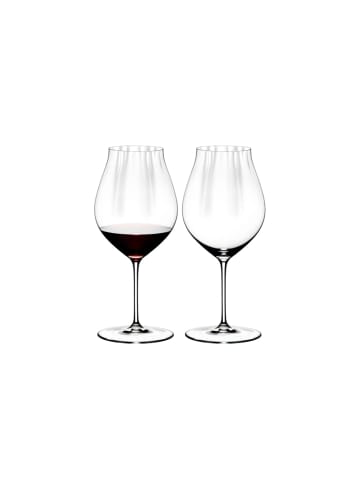 RIEDEL Glas 2er Set Pinot Noir Gläser Performance 830 ml in transparent