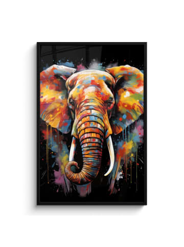 MuchoWow Poster mit Leiste Elefant (BxH)