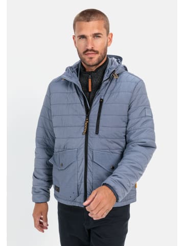Camel Active Stepp-Blouson mit Kapuze in Denim Blau