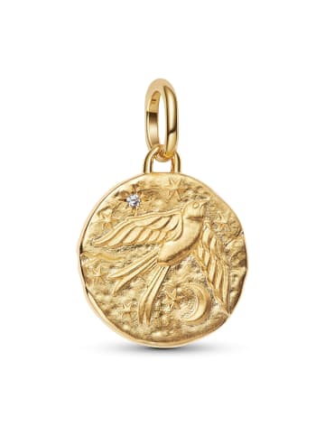 Pandora Damen-Schmuckset Kette mit Anhänger Schwalbe Goldfarben